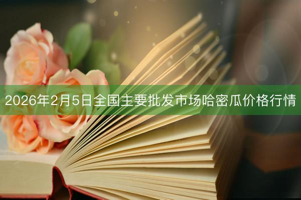 2026年2月5日全国主要批发市场哈密瓜价格行情