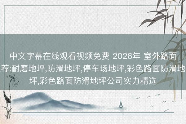 中文字幕在线观看视频免费 2026年 室外路面防滑地坪厂家推荐:耐磨地坪，防滑地坪，停车场地坪，彩色路面防滑地坪公司实力精选