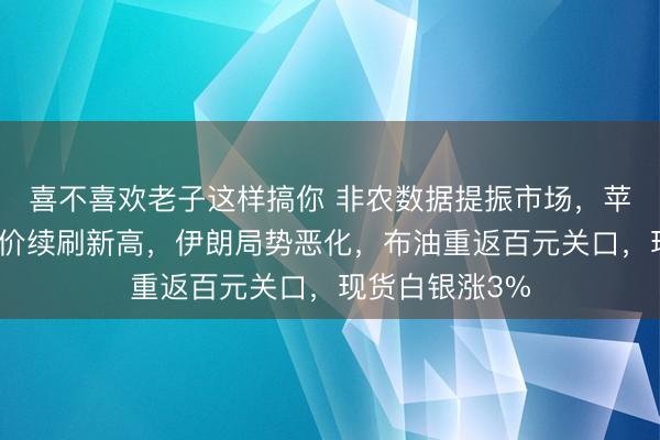 喜不喜欢老子这样搞你 非农数据提振市场，苹果、英伟达股价续刷新高，伊朗局势恶化，布油重返百元关口，<a href=
