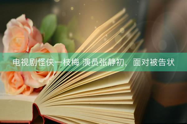 电视剧怪侠一枝梅 演员张静初，面对被告状